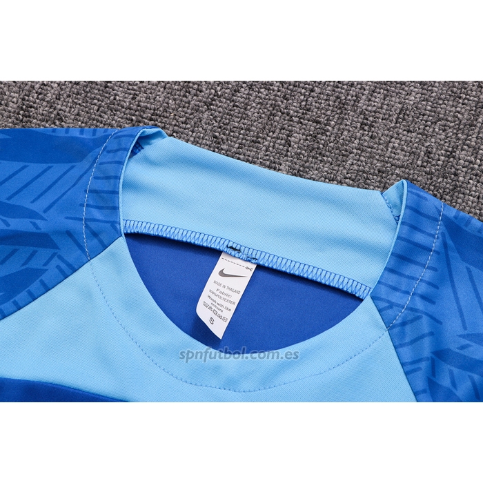 Chandal del Inglaterra Manga Corta 2022-2023 Azul - Pantalon Corto